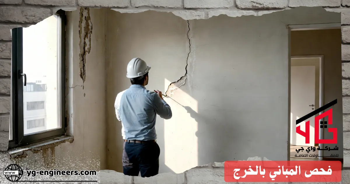 شقوق إنشائية في شقة بالخرج
