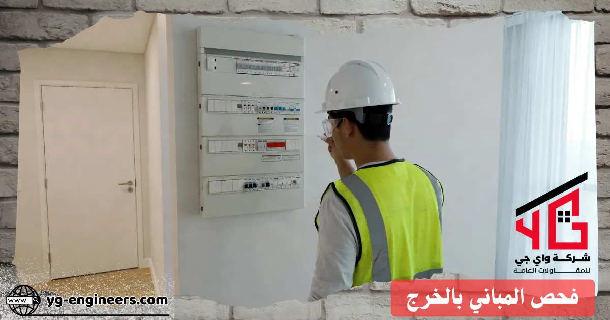 فحص الكهرباء في الفلل بالخرج