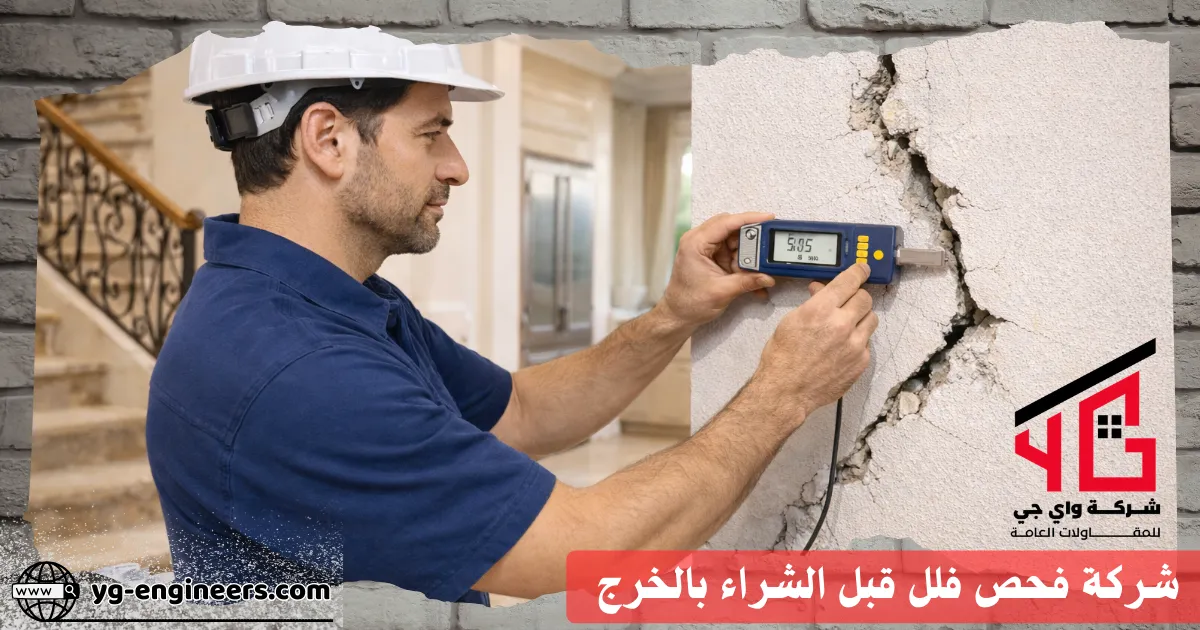 شروخ هيكلية في جدار فيلا تستوجب الفحص قبل الشراء