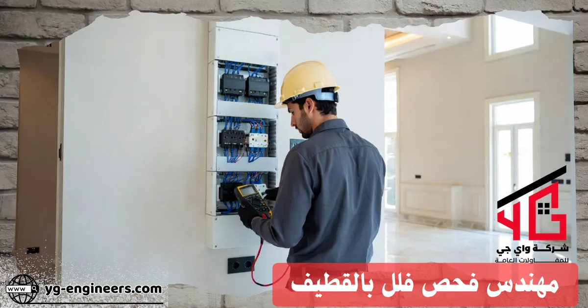 مهندس كشف عيوب الكهرباء بفيلا بالقطيف