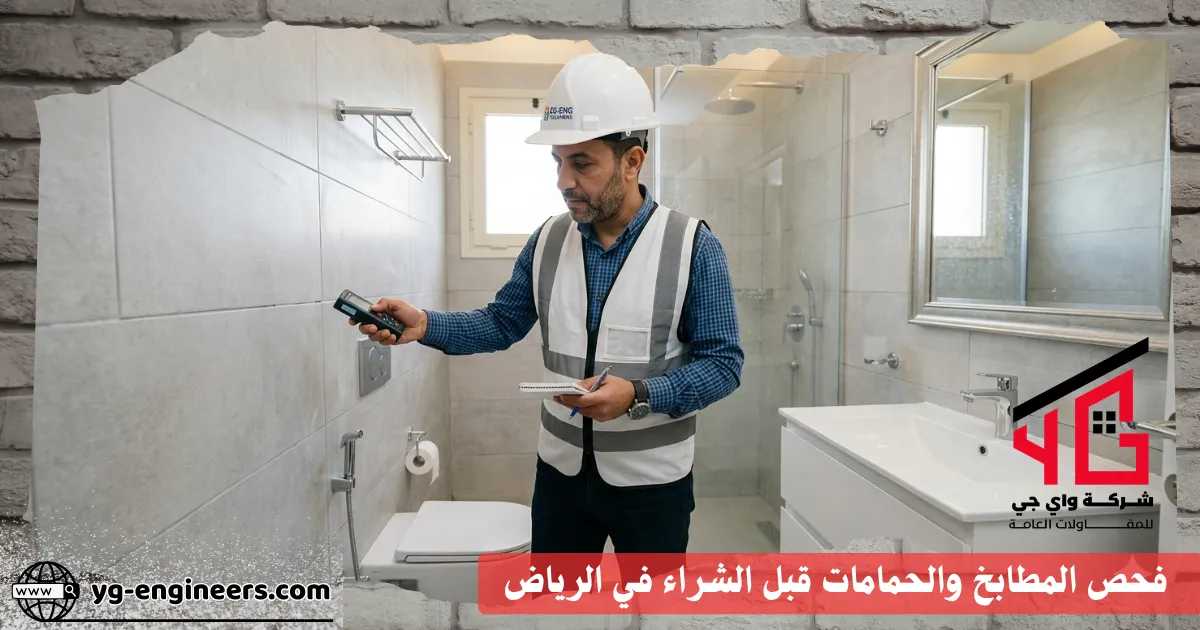 فحص حمام عقار بالرياض