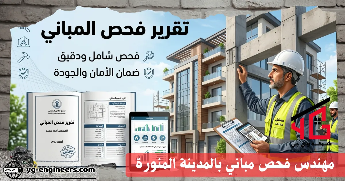 ماذا يتضمن تقرير فحص المباني بالمدينة