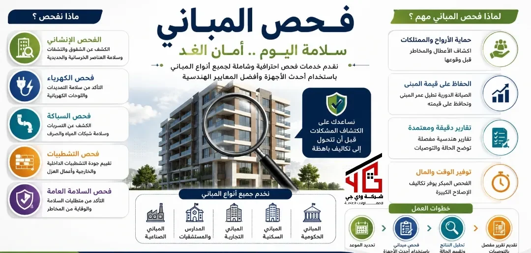 أهمية فحص المباني بالسعودية
